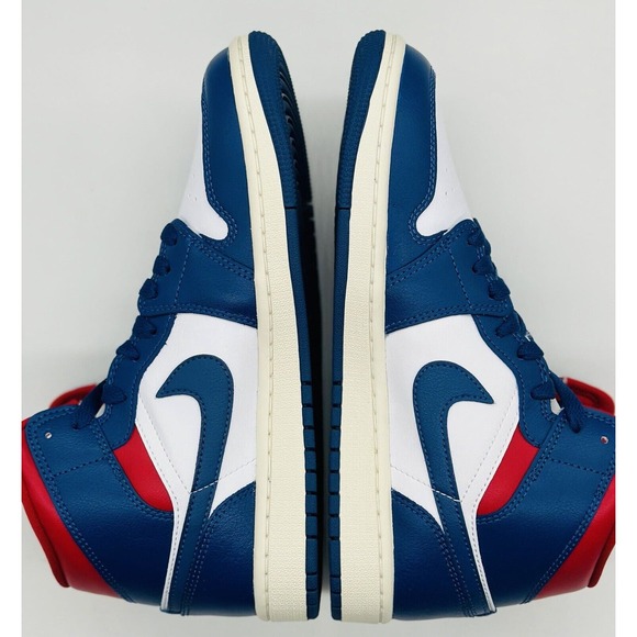 NEW Nike Air Jordan 1 Mid USA French Blue Red White BQ6472-146 Women's Sz Multi - Picture 6 of 6